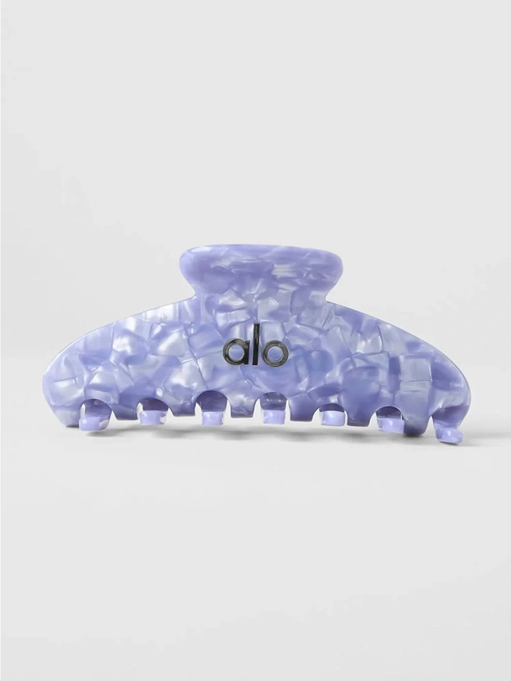 Alo 90s claw clip euphoric purple marble design hair accessories nwt